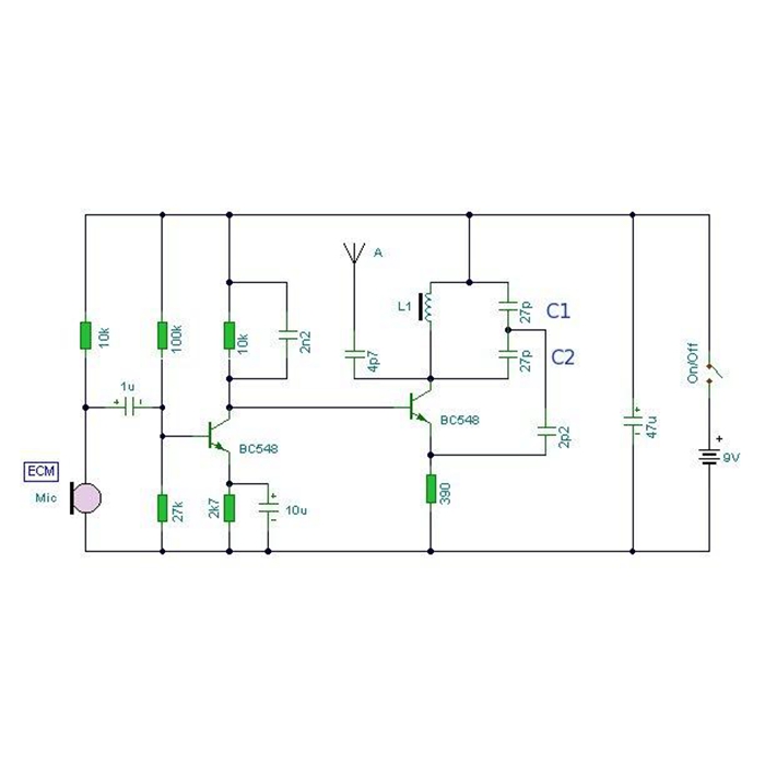 About 2 Transistor FM Transmitter