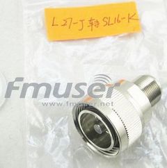 FMUSER RF Connector Adapter L27 male  to SL16 female connector